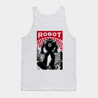 Rampaging Robot Tank Top